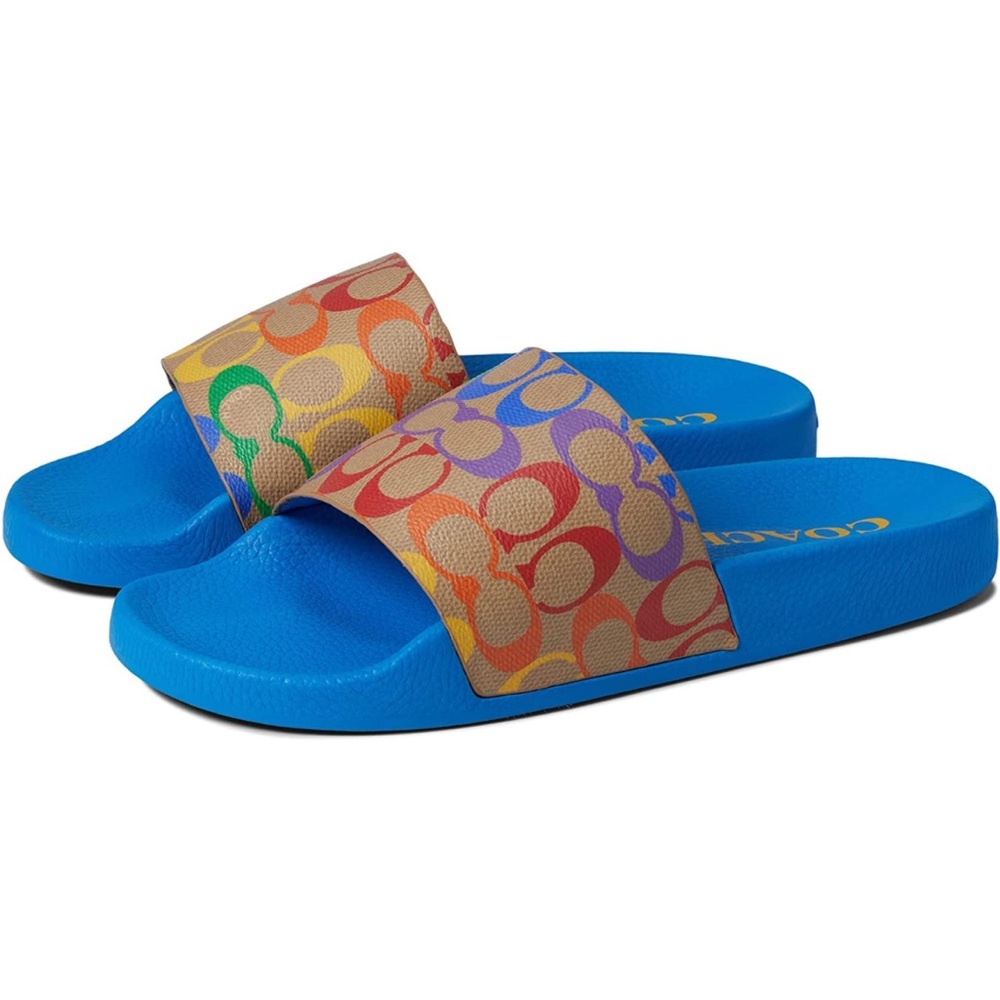 NIB Men’s Signature Pride Slides, Size 8